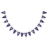 Outer Space Baby Shower Moon Stars Bunting Banner (Alle)