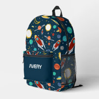 Outer Space Bag Planeten Raketten UFO Galaxy custo