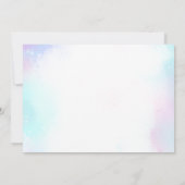 Outer Space Bereik de VIER sterren Verjaardag Foto Kaart (Achterkant)