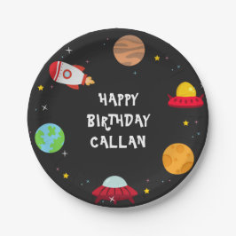 Outer Space Birthday Bash Papier Bord