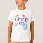 Outer Space Birthday Shirt (Voorkant)