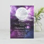 Outer Space Boy's Verjaardag Bash Sweet 16 Kaart (Staand voorkant)