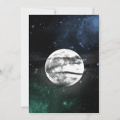 Outer Space Earth Boy Sweet 16 Birthday Party Kaart (Achterkant)