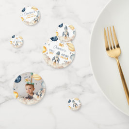 Outer Space Eerste reis rond de Sun Boy verjaardag Confetti