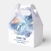 Outer Space Eerste reis rond de verjaardag van de  Bedankdoosjes (Achterkant)