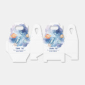 Outer Space Eerste reis rond de verjaardag van de  Bedankdoosjes (Uitgevouwen)