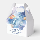 Outer Space Eerste reis rond de verjaardag van de Bedankdoosjes (Voorkant Zijde)