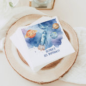 Outer Space Eerste reis rond de verjaardag van de  Servet