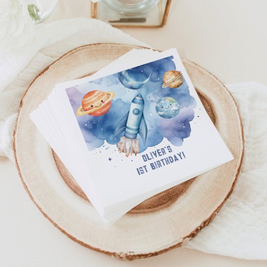 Outer Space Eerste reis rond de verjaardag van de Servet