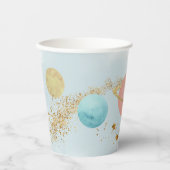 Outer Space Eerste reis rond de zon Party Papieren Bekers