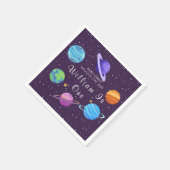 Outer Space eerste verjaardagsfeestje Servet (Hoek)