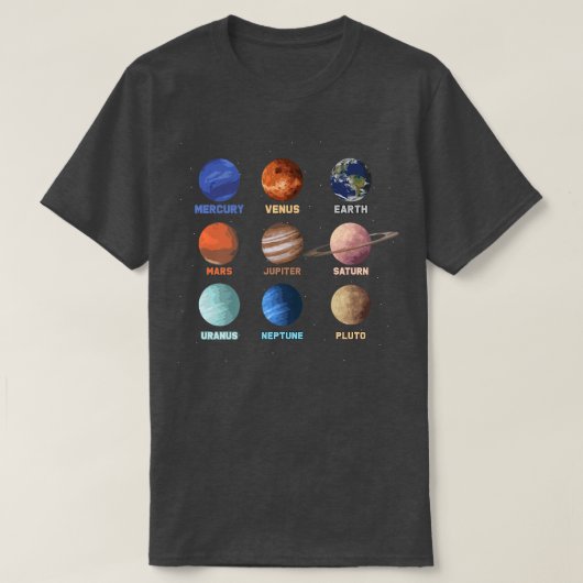 Outer Space Exploration Science Science Fan Premiu T-shirt (Design voorkant)