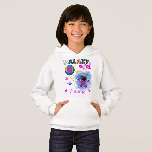 Outer Space Galaxy Girl Birthday Party  (Voorkant volledig)