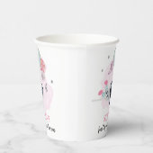 Outer Space Girl 1ste reis rond de zondag Papieren Bekers (Rechts)