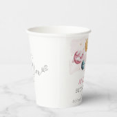 Outer Space Girl Verjaardag Galaxy Sterren Planete Papieren Bekers (Rechts)