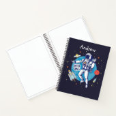 Outer Space Kids Schetsboek Notitieboek (Binnen)
