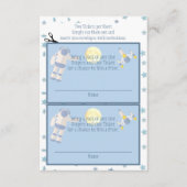 Outer Space Luier Raffle Informatiekaartje (Voorkant)