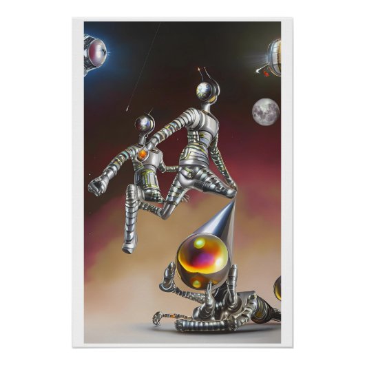 Outer Space Olympians Perfect Poster (Voorkant)