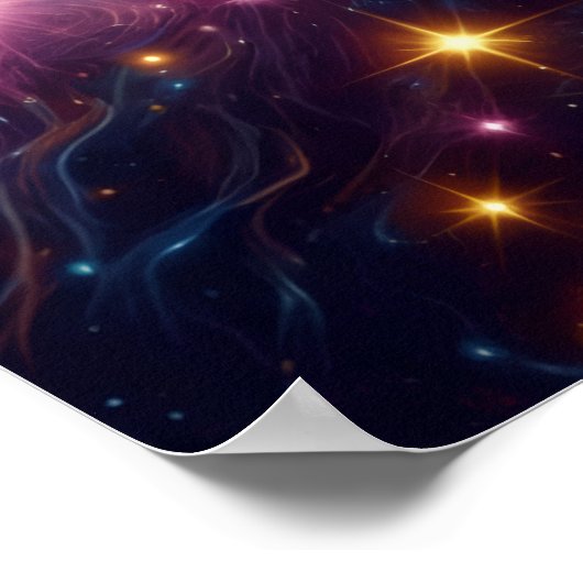 Outer Space on a  Vividly Detailed 24x24 Wall Poster (Hoek)