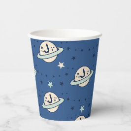 Outer Space Out of this World Birthday Papieren Bekers