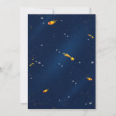 Outer Space Planeten Astronaut Jongen Verjaardag Kaart (Achterkant)