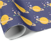 \Outer Space Planeten Cadeaupapier (Rol Hoek)