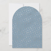 Outer Space Planeten Raket Boog Baby Shower Kaart (Achterkant)