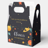 Outer Space Planets Galaxy Birthday Favoriete Box Bedankdoosjes (Geopend)