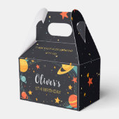 Outer Space Planets Galaxy Birthday Favoriete Box Bedankdoosjes (Voorkant Zijde)