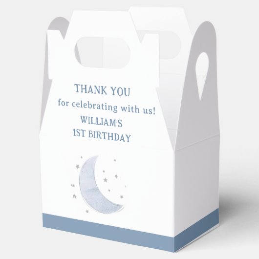 Outer Space Planets Galaxy Eerste reis Verjaardag Bedankdoosjes (Geopend)