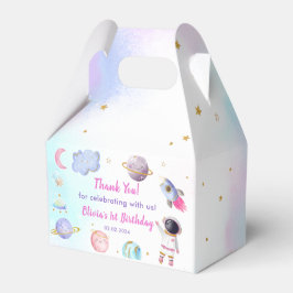 Outer Space Planets & Raketschip Verjaardagsfeest Bedankdoosjes