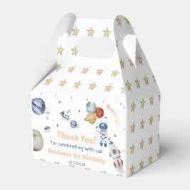 Outer Space Planets & Raketschip Verjaardagsfeest Bedankdoosjes