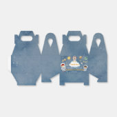 Outer Space Planets & Raketschip Verjaardagsfeest Bedankdoosjes (Uitgevouwen)