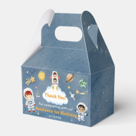 Outer Space Planets & Raketschip Verjaardagsfeest Bedankdoosjes