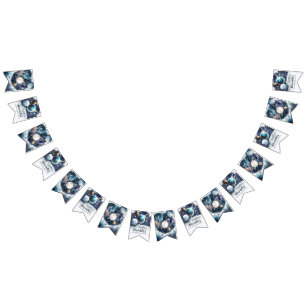 Outer Space Planets & Raketschip Verjaardagsfeest Vlaggetjes