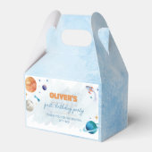 Outer Space Planets Verjaardagsfeestje Favor Box Bedankdoosjes (Voorkant Zijde)