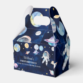Outer Space Planets Verjaardagsfeestje Favor Box Bedankdoosjes