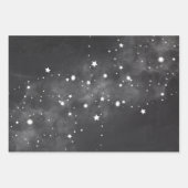 Outer Space Raket Verjaardag Wrapping Papier Blade Inpakpapier Vel (Voorkant)