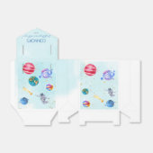 Outer Space Rocket Planets verjaardag jongen Bedankdoosjes (Uitgevouwen)