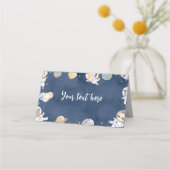 Outer Space Safari Verjaardag Food Tent Plaatskaartje (Achterkant)