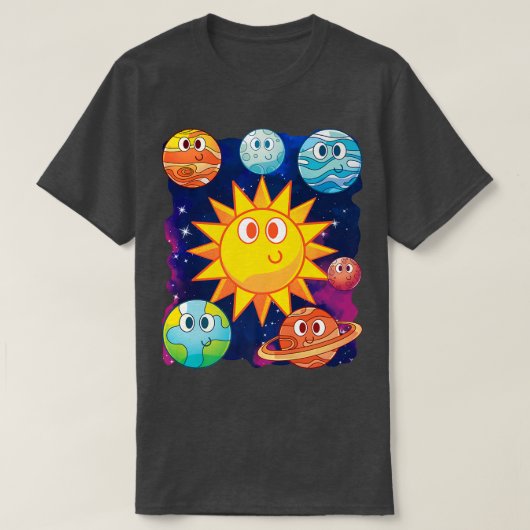 Outer Space Science Galaxy Astronomy Universe Cute T-shirt (Design voorkant)