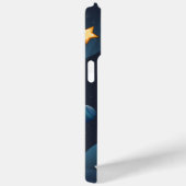 Outer Space Shuttle Travel Maan Sterren Gepersonal Case-Mate iPhone Case (Achterkant / Rechts)