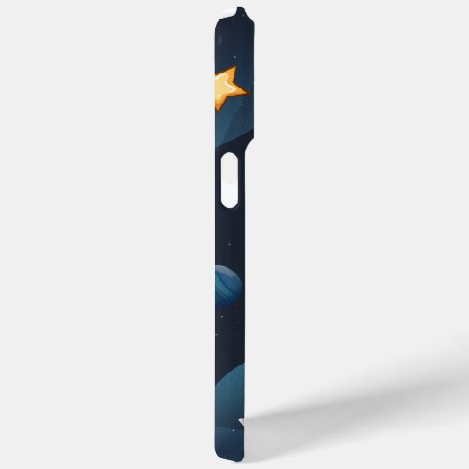 Outer Space Shuttle Travel Maan Sterren Gepersonal Case-Mate iPhone Case (Achterkant / Rechts)