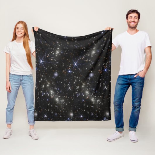 Outer Space Stars Galaxies Solar System Fleece Deken (In situ)