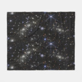 Outer Space Stars Galaxies Solar System Fleece Deken (Voorkant (Horizontaal))