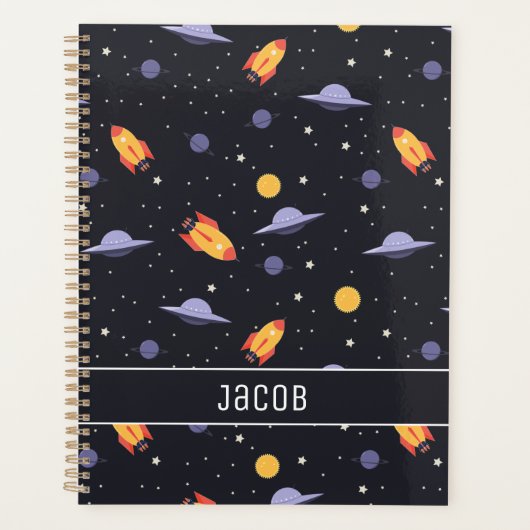 Outer Space | Studentenplanner Planner (Voorkant)