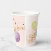 Outer Space Two the Moon Party Papieren Bekers (Rechts)