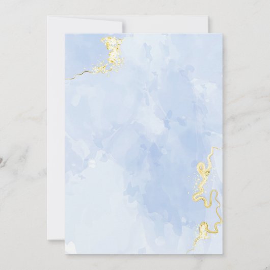 Outer Space Verjaardag Uitnodigen Sjabloon, 1e Ver Kaart (Achterkant)