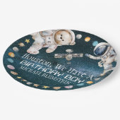 Outer Space Verjaardagsfeest Papieren Borden Bordje (Gekanteld)