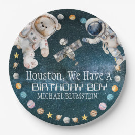 Outer Space Verjaardagsfeest Papieren Borden Bordje